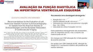 Avaliação da função diastólica na hipertrofia ventricular esquerda - Parte 3