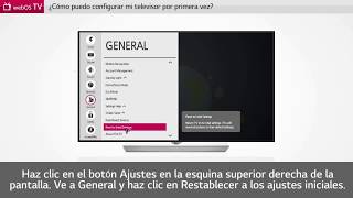 Soporte LG España - Restablecer Ajustes de Fábrica en webOS en SmartTV LG