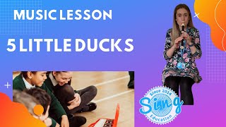 5 Little Ducks | EYFS and KS1 Homeschool Music Lesson from Sing Education