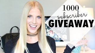 1000 SUBSCRIBER GIVEAWAY!! (CLOSED) | SEPHORA | Nikita Alexandria