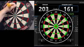 #training gegen den DartsScorer  #darts #dart