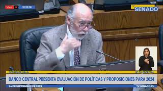 Senador Flores pide precisión y más amplitud en IPoM del Banco Central