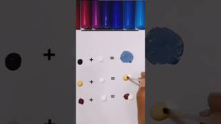 lets mixe the colors with white color #paintmixing #sharts #funny