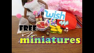 Dollhouse Miniatures- FREE from WishApp