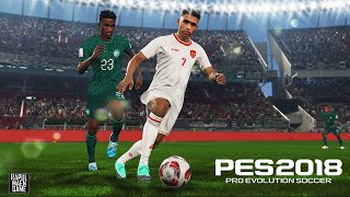 INDONESIA VS ARAB SAUDI - PES 2018 PC GAMEPLAY 2024