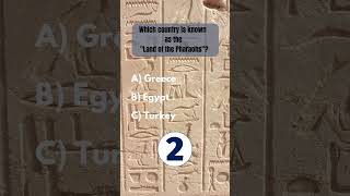 Which country is known as the "Land of the Pharaohs"?