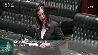 Robyn Preston MP speaks on Domestic and Family Violence