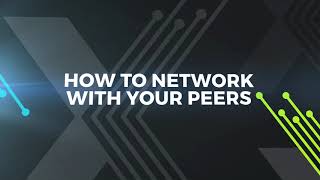 DTX+UCX: NOW - How to network with your peers