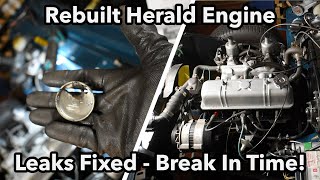 Rebuilt Spitfire Specification Engine - Cam Break In | Herald 13/60 Restoration | Part 30