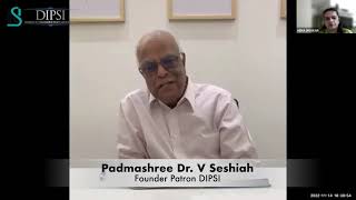 Padmashree Dr V Seshiah's Message on World Diabetes Day at DIPSI Knowledge Cafe