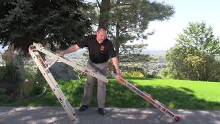 Little Giant Ladders Xtreme Ladder with Ratchets How To