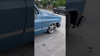 Shortbed chevy  on airbags and billets