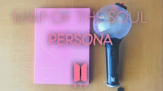 bts map of the soul: persona album unboxing (ver. 4)