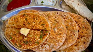 papad paratha recipe/stuffed paratha recipe/lunch box recipes/healthy breakfast ideas/paratha recipe