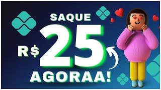 🎁SAQUE R$ 25,00 AGORAA!! PAGOU CERTINHO!!!