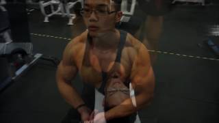 Training chest with athlete Rechie Wong 7 days out | Coach James Ayotte Monster Gym