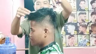 tipe rambut kering susah di atur ikal gelombang mau cukur  jambul