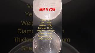 New Coin 2023 | 2023 1 Rupee Coin value| #coin #india #shorts