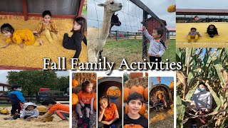 Fall Activities Vlog (Corn Maze, Pumpkin Patch, Farm Fun)