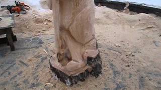 Tim Horton's Pavilion Cup 2013 Chainsaw Carving - Swamp Bear Art