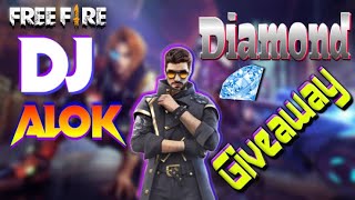 Free Fire Live Timecode Giveaway Dimonds Giveaway Dj Alok Giveaway