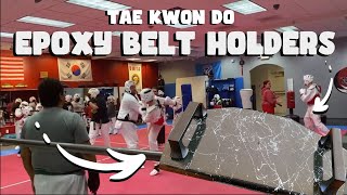 Make Tae Kwon Do Belt Holders out of Epoxy