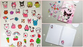 كيف تصنع ستيكرز لاصقه بنفسك 💓🦄 ملصقات لاصقه How to make stickers 💓 طريقه سهلة لعمل ستيكرز💞