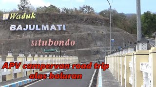 apv camper road trip to waduk bajul mati alas baluran situbondo