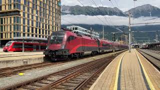 UN SABATO AD INNSBRUCK HBF IN 4K. Sabato, 29 luglio 23. #ice #ferroviadelbrennero #brennerbahn