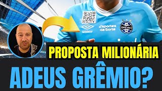 🔵⚫️⚪️ URGENTE ! TITULAR SENDO VENDIDO ? TRISTE NOTÍCIA CONFIRMADA!  NOTÍCIAS DO GRÊMIO HOJE