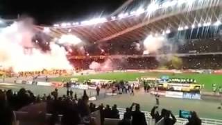 AEK - OLYMPIAKOS  13/02/2016 {PYROSHOW}