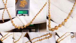 Matar Mala Gold Designs With Price 2022 //Latest Gold Matar Mala design collection 2022