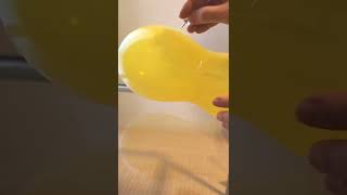 How to prevent a  balloon from breaking even if you pierce it with a pushpin