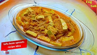 Masakan Sederhana Enak dan Lezat I Resep Tahu Tauge Enak I How To Cook Bean Sprouts With Tofu