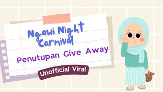 Ngawi Night Carnival Update Terbaru || Spesial Penutupan Give Away Di Tahun 2024