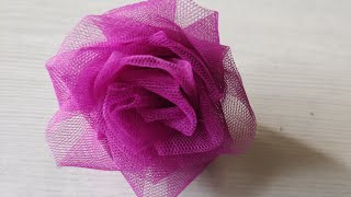 Rose flower making