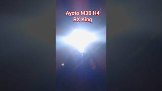 Review ayoto m3b h4 rx king#mekanik #yamaha #bikers #lampuledmotor