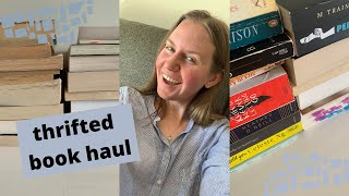 secondhand book haul | barcelona + thrift stores