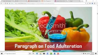 Food Adulteration