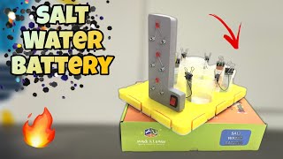 Salt Water battery, Amazing project from Make & Learn - Peephole View Toys