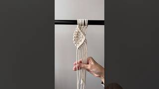 🧶 Macrame Pattern #macrameknot #diymacrametutorial #macramepattern #knot #diy #macramedesigns