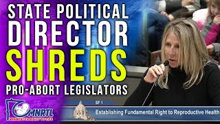 PRO-LIFE ACTIVIST SLAMS PRO-ABORTION POLITICIANS