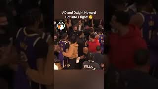 Anthony Davis and Dwight Howard were ready to swing punches 😲AnthonyDavis #dwighthoward #lakers