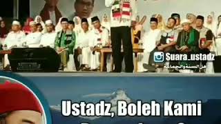 Ustadz,  boleh kami dengar lagu?