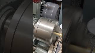 Parting off on the Lathe #machining #lathe #practice