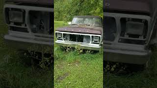 Storage/Parts yard. got the 79 bronco out today