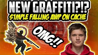 New GRAFFITI @de_cache - S1mple (Simple) Falling AWP (NOSCOPE) Cologne 2016