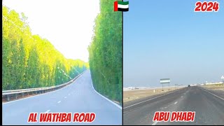 ROADTRIP from AL WATHBA to Abu Dhabi city /TRAVEL AND WORKTV