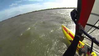 Windsurfing 23/2/14 Victoria Point Neilpryde VX LTD 5.5m F2 Axxis 261 85L