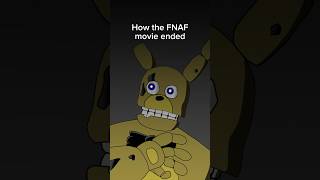 Just finished the movie 10/10 #fnaf #fnafmovie #springtrap #animatic #funny #biteof87